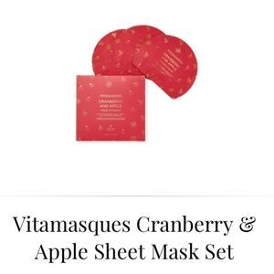VITAMASQUES Cranberry & Apple Probiotic Repair Sheet Masks • 3 Pack